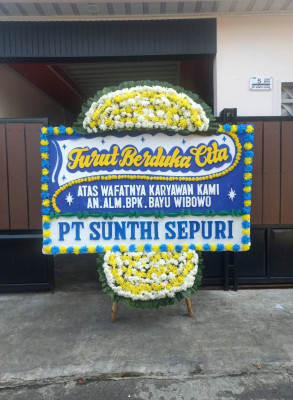 Papan Bunga Duka di Silungkang Oso