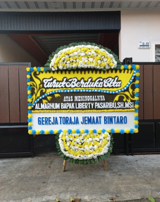 Papan Bunga Duka di Silungkang Oso